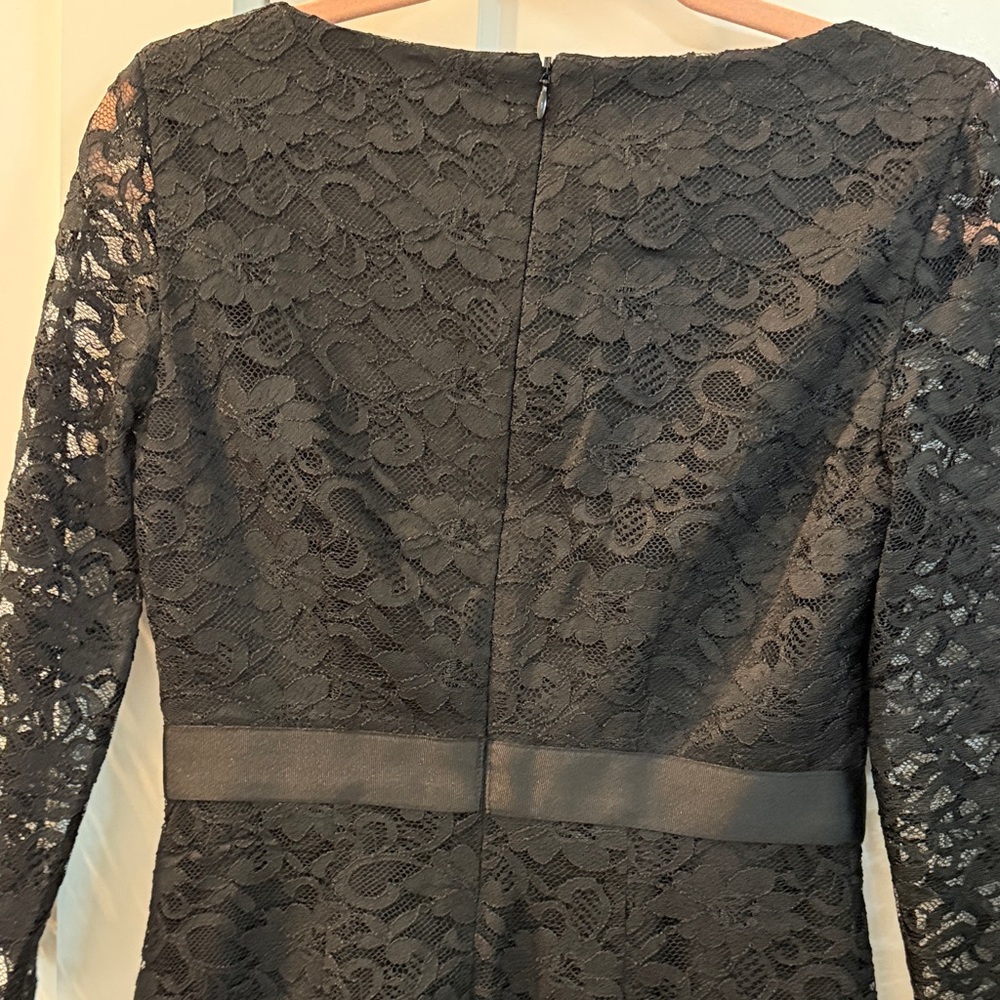 The Limited Black Lace Long Sleeve Dress - Picture 7 of 9